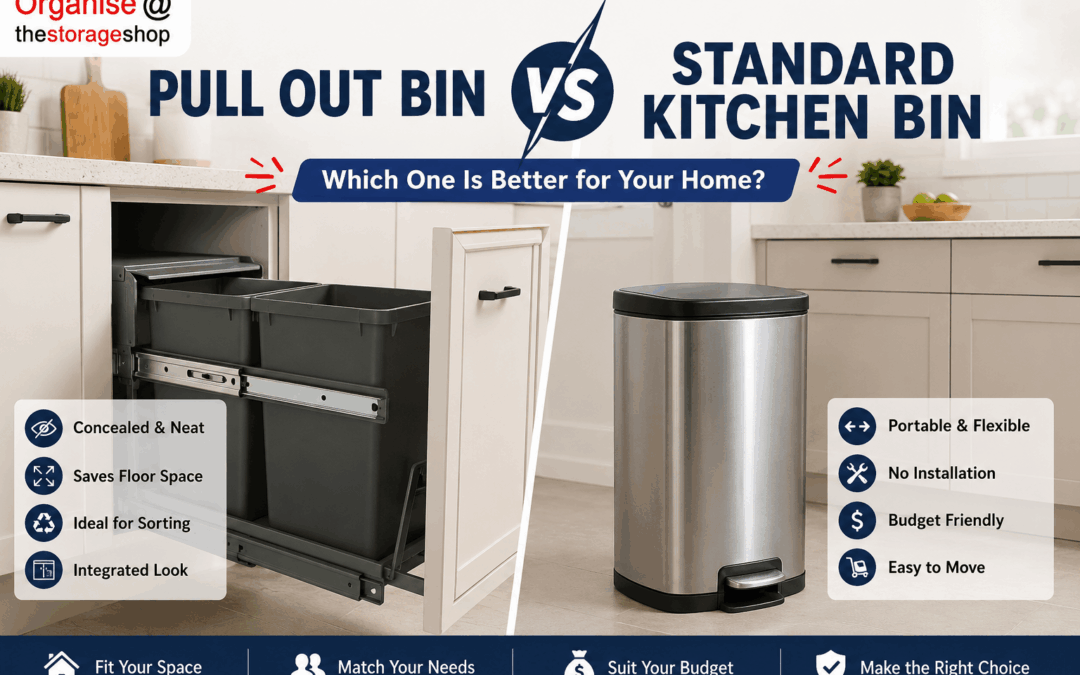Pull Out Bin vs Standard Kitchen Bin: Which One Is Better for Your Home?