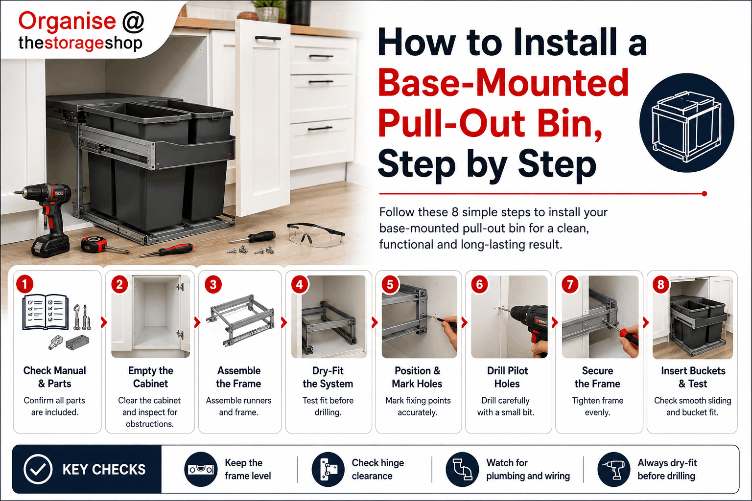 Pull Out Kitchen Bin
