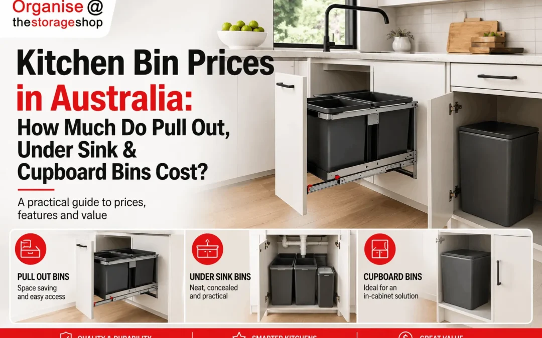Kitchen Bin Prices in Australia: How Much Do Pull Out, Under Sink & Cupboard Bins Cost?
