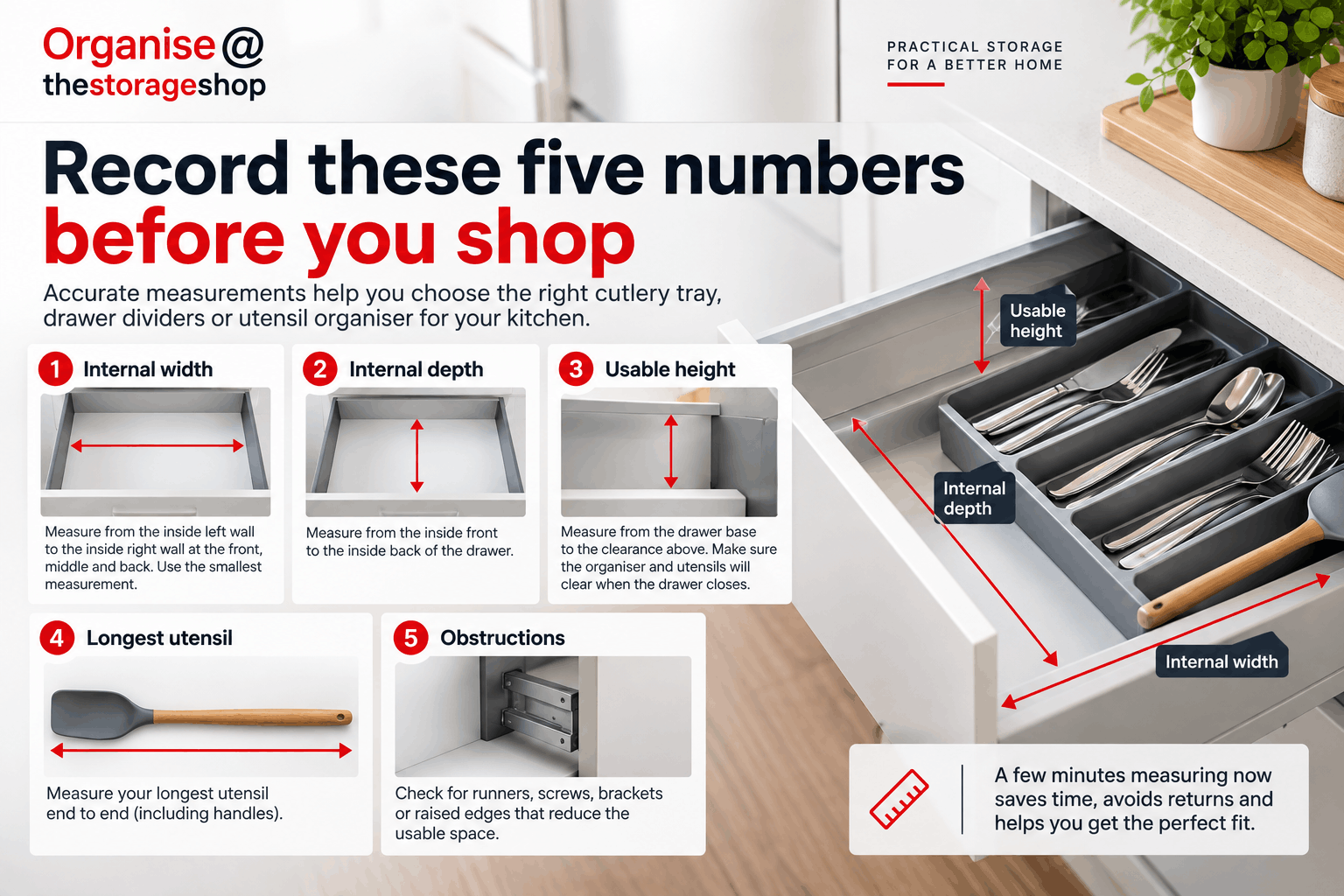 Cutlery Tray & Drawer Dividers